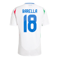 [Super Replica] BARELLA #18 Italy Away Jersey Euro 2024