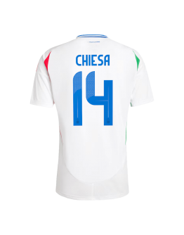 [Super Replica] CHIESA #14 Italy Away Jersey Euro 2024