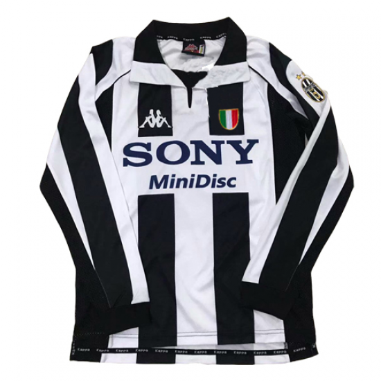 Retro Juventus Home Long Sleeve Jersey 1997/98