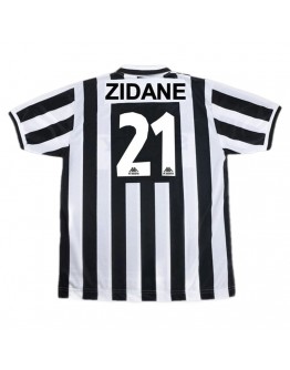 Zidane #21 Retro Juventus Home Jersey 1996/97