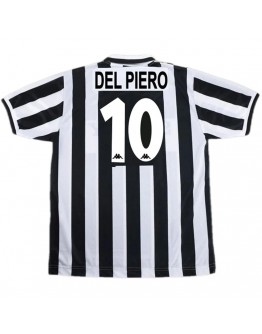 Del Piero #10 Retro Juventus Home Jersey 1996/97