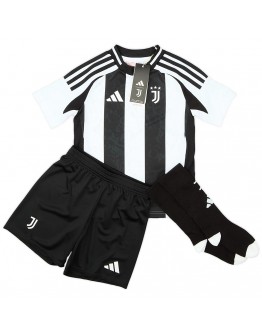 Kids Juventus Home Full Kit(Jersey+Shorts+Socks) 2024/25