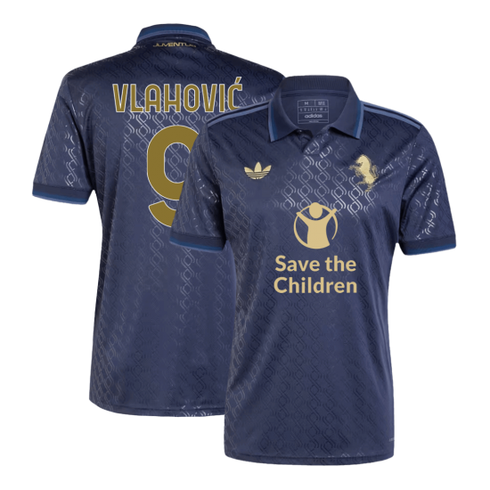 VLAHOVIĆ #9 Juventus Third Save The Children Jersey 2024/25