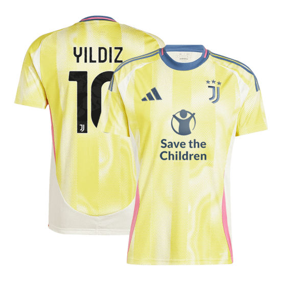 YILDIZ #10 Juventus Away Save The Children Jersey 2024/25