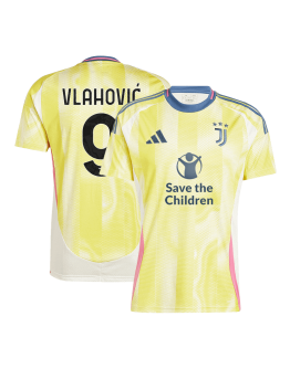 VLAHOVIĆ #9 Juventus Away Save The Children Jersey 2024/25