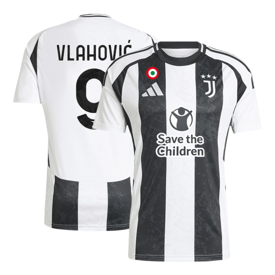 VLAHOVIĆ #9 Juventus Home Save The Children Jersey 2024/25