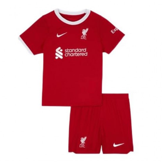 Kids Liverpool Home Jersey Kit 2023/24