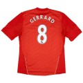 GERRARD #8 Retro Liverpool Home Jersey 2010/12