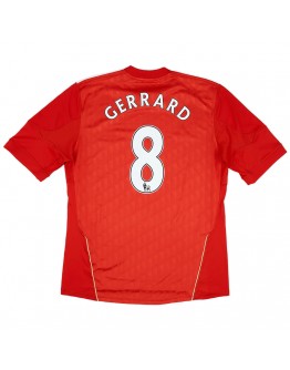 GERRARD #8 Retro Liverpool Home Jersey 2010/12