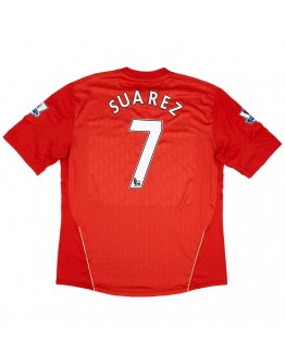 SUAREZ #7 Retro Liverpool Home Jersey 2010/12