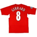 Liverpool Gerrard #8 Retro UCL Final Jersey 2005