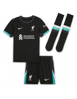 Kids Liverpool Away Full Jersey Kit 2024/25