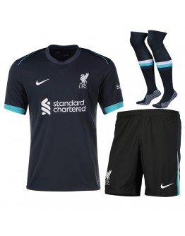 Liverpool Away Full Kit(Jersey+Shorts+Socks) 2024/25