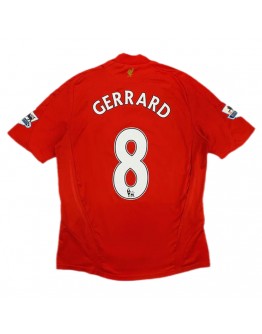 Gerrard #8 Retro Liverpool Home Jersey 2008/09