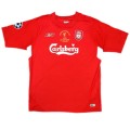 Liverpool Gerrard #8 Retro UCL Final Jersey 2005