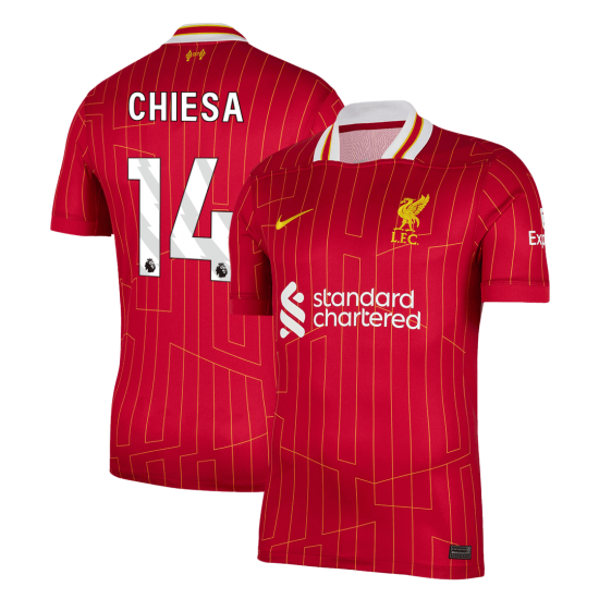 [Super Replica] CHIESA #14 Liverpool Home Jersey 2024/25