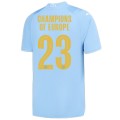 [Super Replica] Manchester City CHAMPIONS OF EUROPE #23 Printing Home Jersey 2023/24