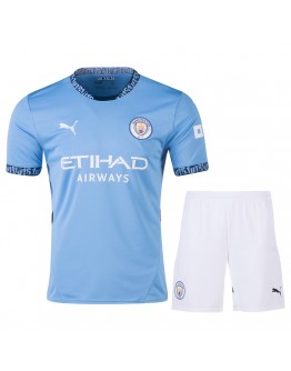 [Super Replica] Manchester City Home Kit(Jersey+Shorts) 2024/25