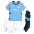 RODRIGO #16 Kids Manchester City Home Full Jersey Kit 2024/25