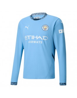 Manchester City Home Long Sleeve Jersey 2024/25