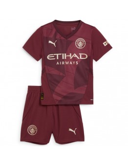 Kids Manchester City Third Jersey Kit 2024/25