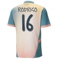 RODRIGO #16 Manchester City Fourth Jersey 2024/25 - UCL Font