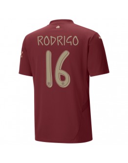 RODRIGO #16 Manchester City Third Jersey 2024/25 - UCL Font