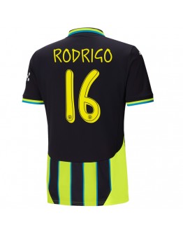 RODRIGO #16 Manchester City Away Jersey 2024/25 - UCL Font