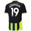 G&Uuml;NDOĞAN #19 Manchester City Away Jersey 2024/25