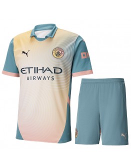 Manchester City Fourth 'Definitely City' Kit (Jersey+Shorts) 2024/25