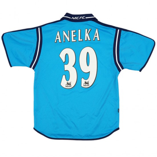 Anelka #39 Manchester City Retro Home Jersey 2002/03