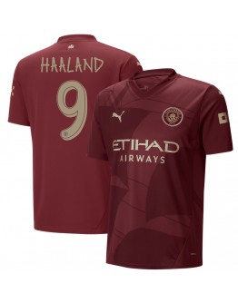 HAALAND #9 Manchester City Third Jersey 2024/25 - UCL Font