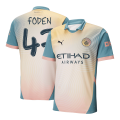 FODEN #47 Manchester City Fourth Jersey 2024/25 - UCL Font