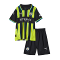 RODRIGO #16 Kids Manchester City Away Full Jersey Kit 2024/25