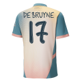 DE BRUYNE #17 Manchester City 'Definitely City' Fourth Jersey 2024/25 - UCL Font