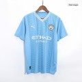 [Super Replica] Manchester City HAALAND #9 UCL Printing Home Jersey 2023/24