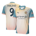 HAALAND #9 Manchester City 'Definitely City' Fourth Jersey 2024/25 - UCL Font