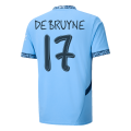 [Super Replica] DE BRUYNE #17 Manchester City Home Jersey 2024/25 - UCL Font