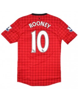 ROONEY #10 Retro Manchester United Home Jersey 2012/13