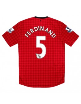 Manchester United FERDINAND #5 Retro Jersey Home 2012/13