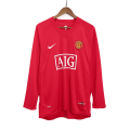 Manchester United RONALDO #7 Retro Jersey Long Sleeve 2007/08