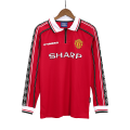 Manchester United Retro Jersey Home Long Sleeve 1998/00