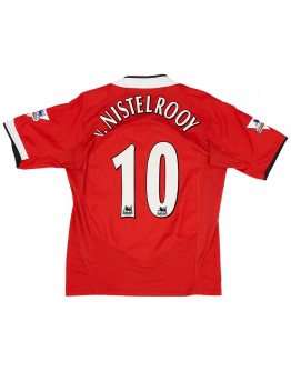 v.Nistelrooy #10 Retro Manchester United Home Jersey 2004/06