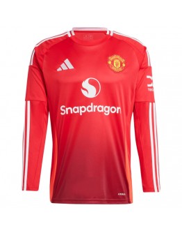 Manchester United Home Long Sleeve Jersey 2024/25