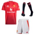 [Super Replica] Manchester United Home Full Kit(Jersey+Shorts+Socks) 2024/25