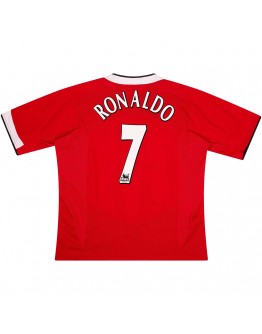 Ronaldo #7 Retro Manchester United Home Jersey 2004/06