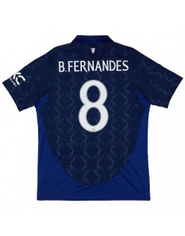 B.FERNANDES #8 Manchester United Away Jersey 2024/25 - Man United Font