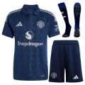 Manchester United Away Full Kit Jersey+Shorts+socks 2024/25