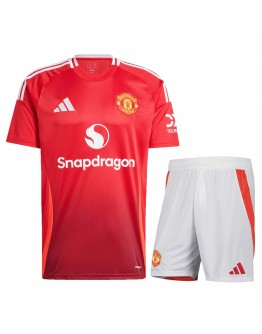 [Super Replica] Manchester United Home Kit(Jersey+Shorts) 2024/25