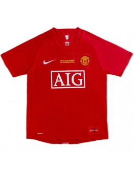 Retro Manchester United UCL Final Home Jersey 2007/08